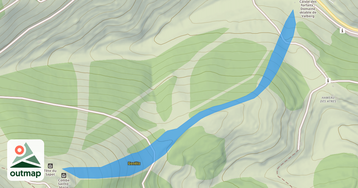 Map of Genêts