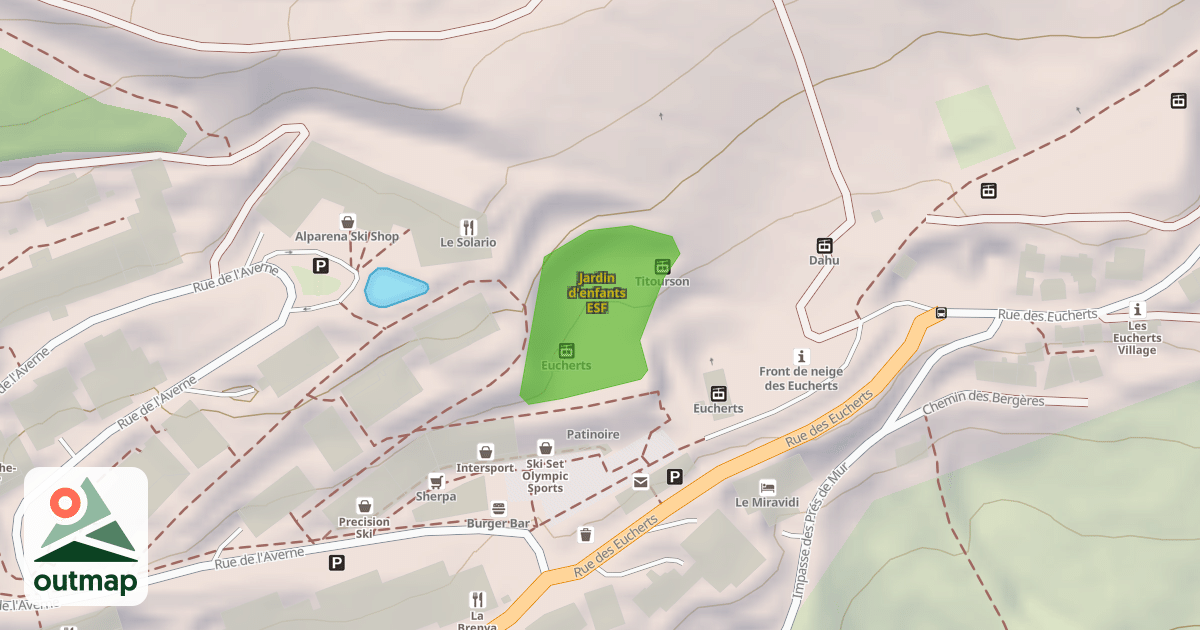 Map of Jardin d'enfants ESF