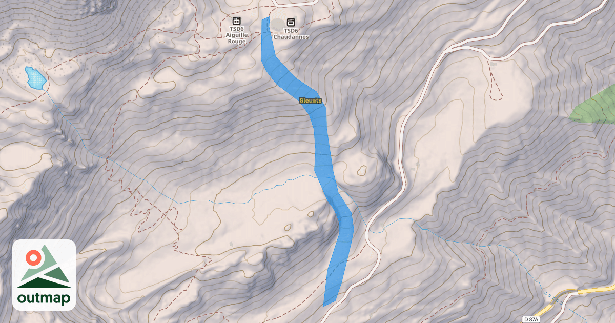 Map of Bleuets