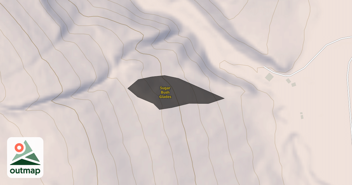 Map of Sugar Bush Glades