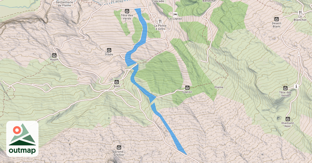 Map of Diablotin