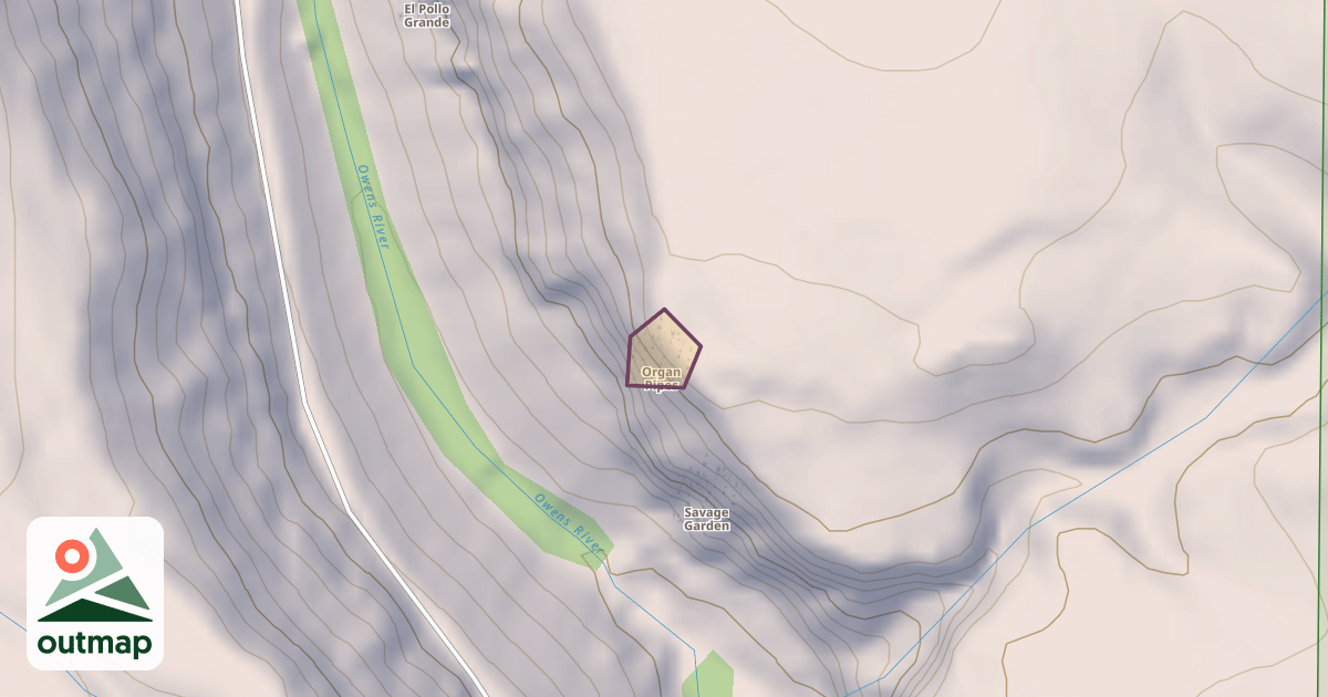 Map of Organ Pipes