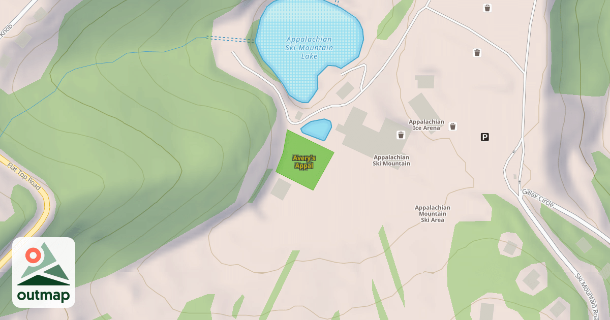 Map of Avery's Appal