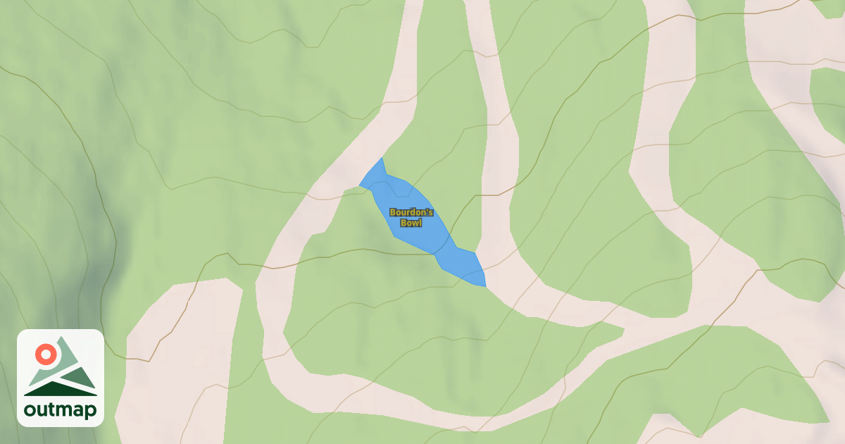 Map of Bourdon's Bowl