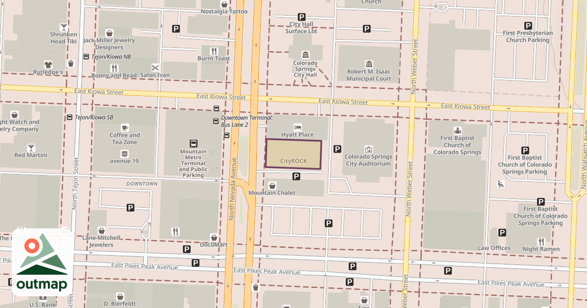 Map of CityROCK