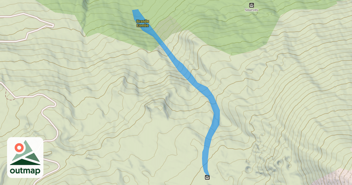 Map of Grande Combe