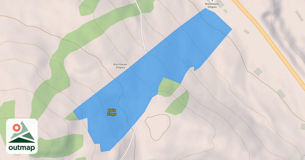 Map of Main Slope