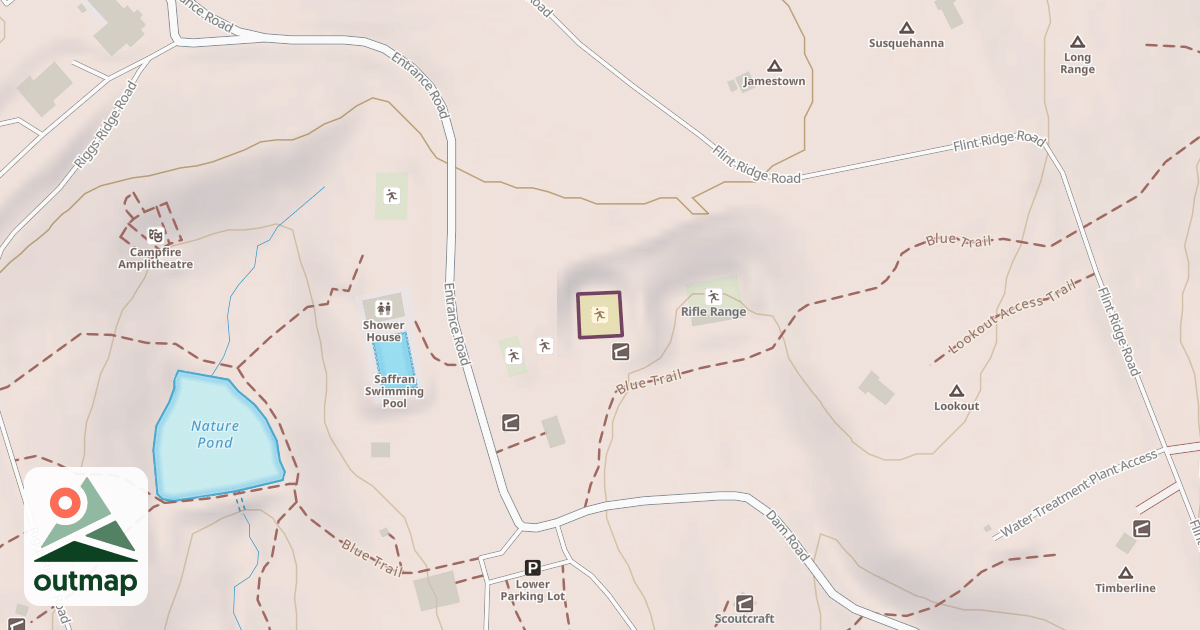 Map of Climbing Site