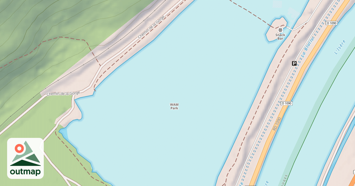 Map of Téléski nautique