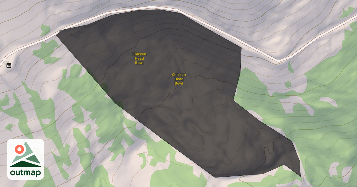 Map of Chicken Head Bowl