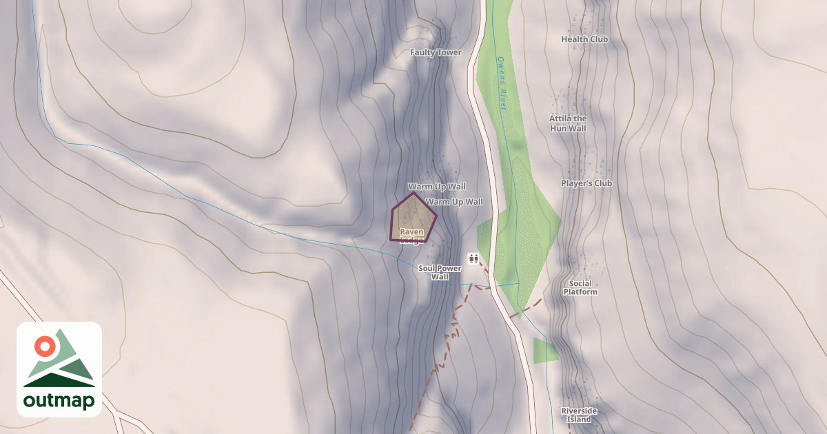 Map of Raven Ledge