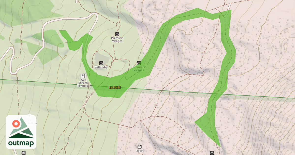 Map of La Forêt