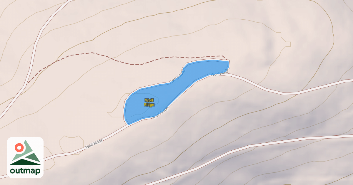 Map of Wolf Ridge