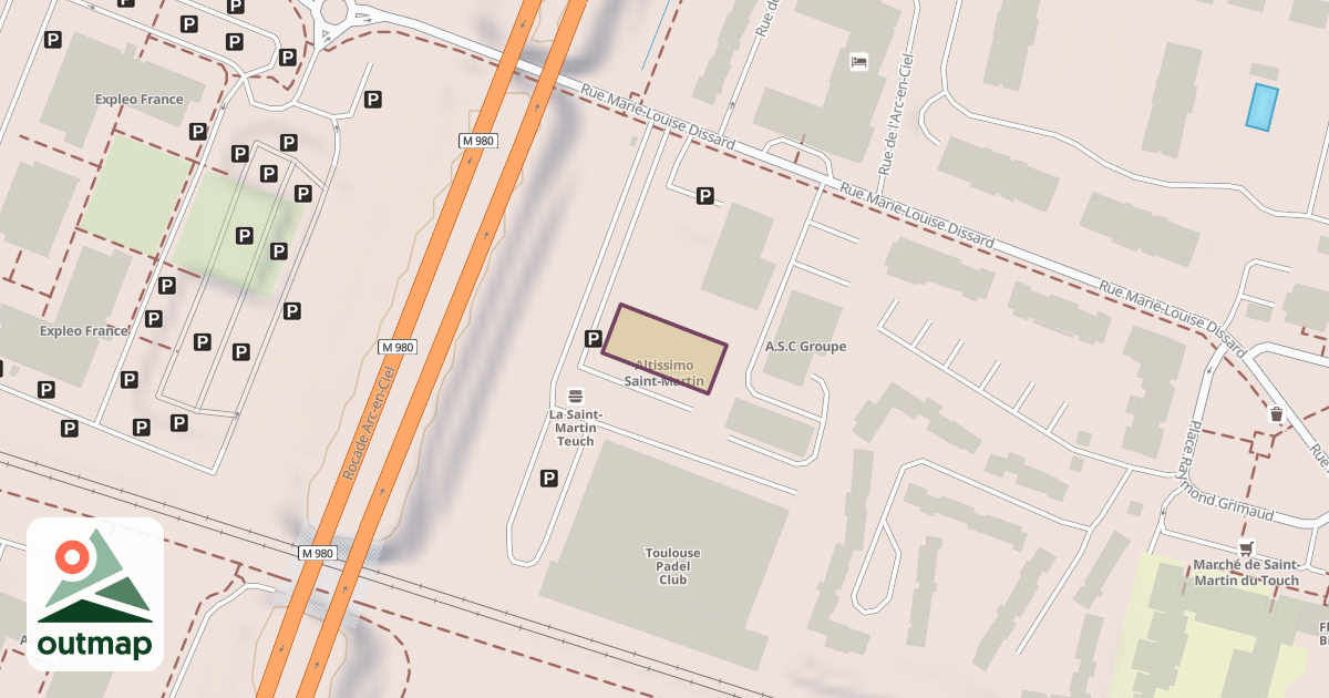 Map of Altissimo Saint-Martin