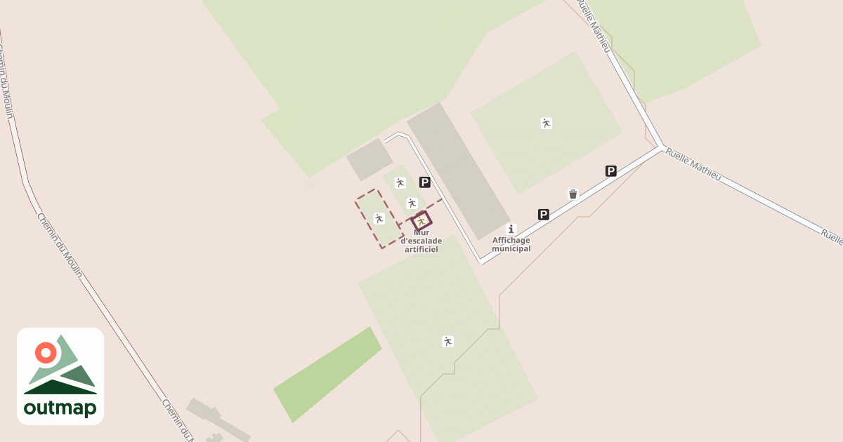 Map of Mur d'escalade artificiel