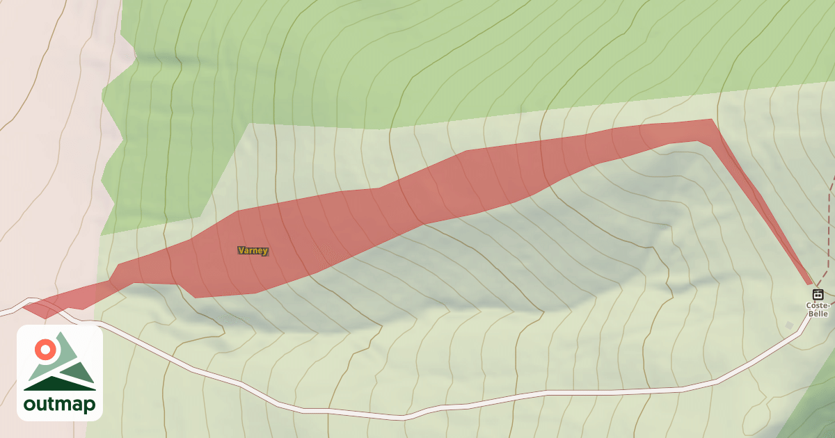 Map of Varney