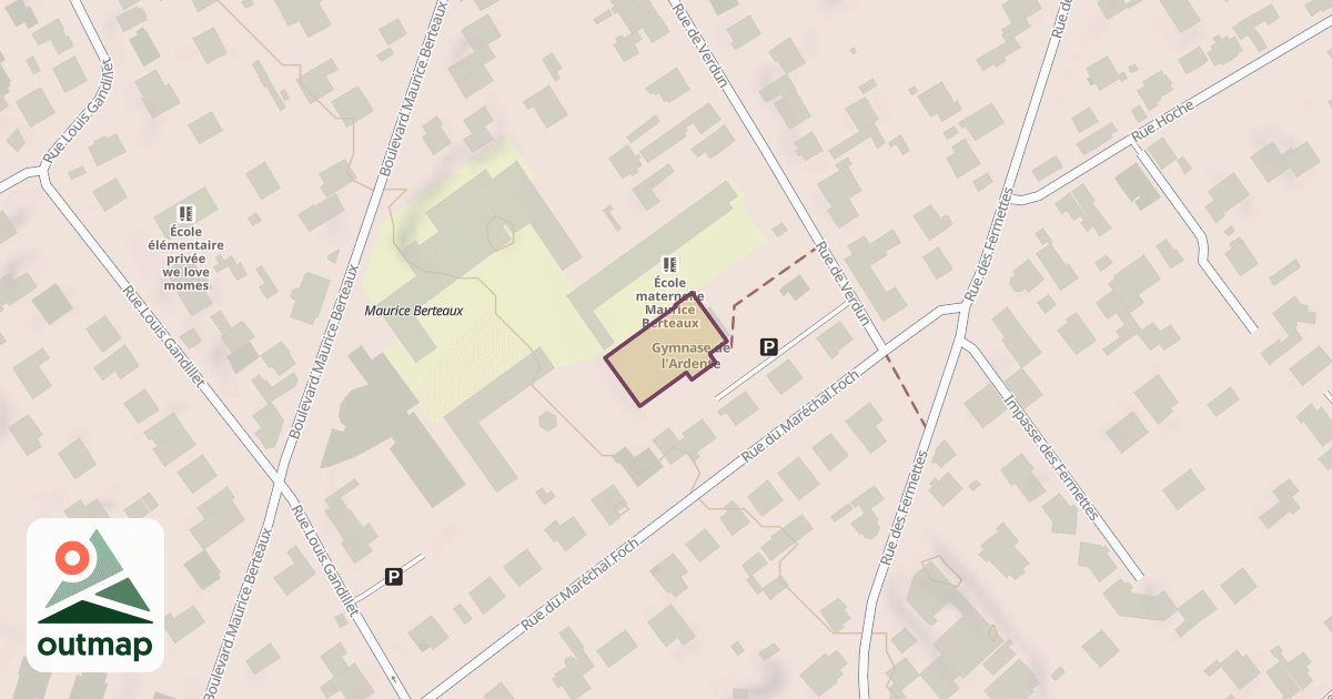 Map of Climbing Gym