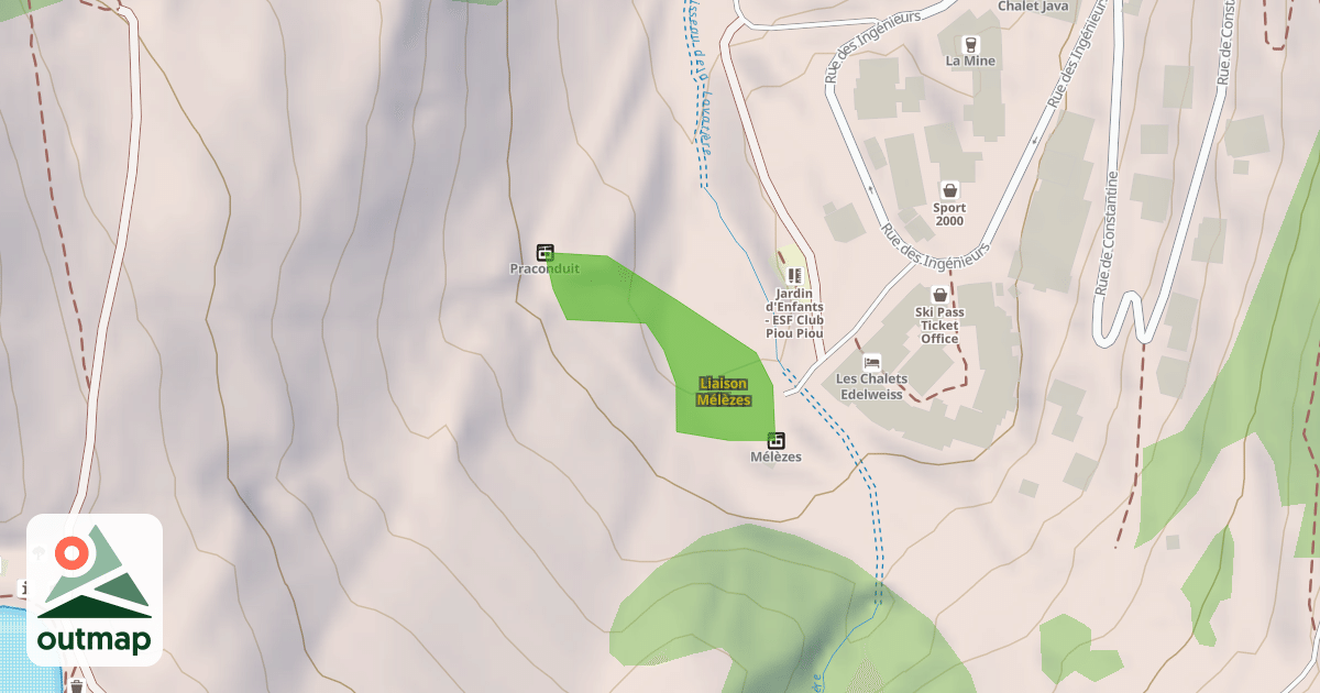 Map of Liaison Mélèzes
