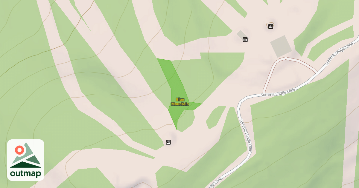 Map of Blue Mountain