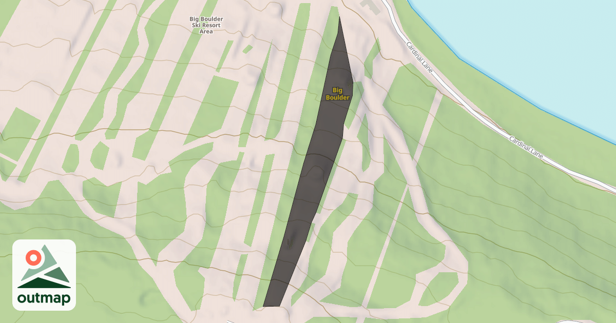 Map of Big Boulder