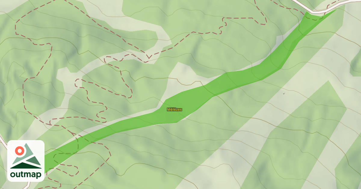Map of Mélèzes