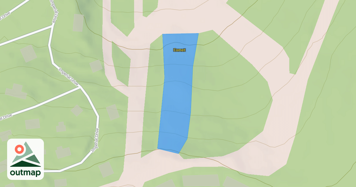 Map of Comet