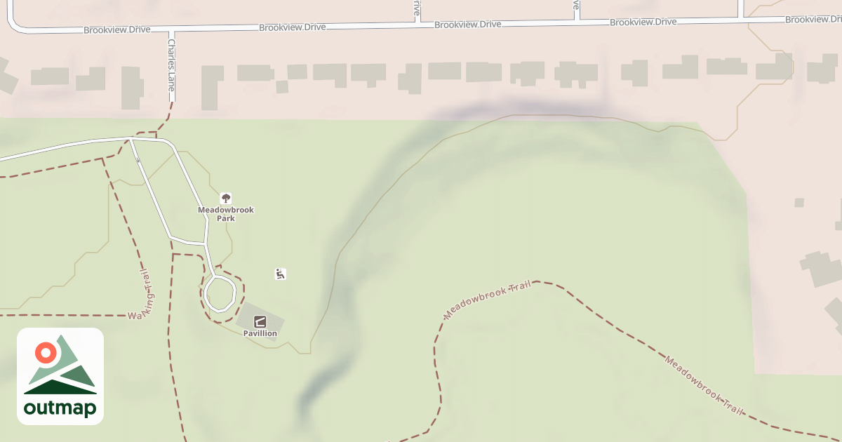 Map of Meadowbrook Sled...
