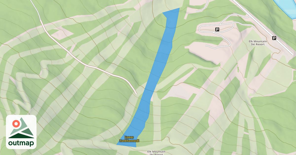 Map of Lower Tunkhannock