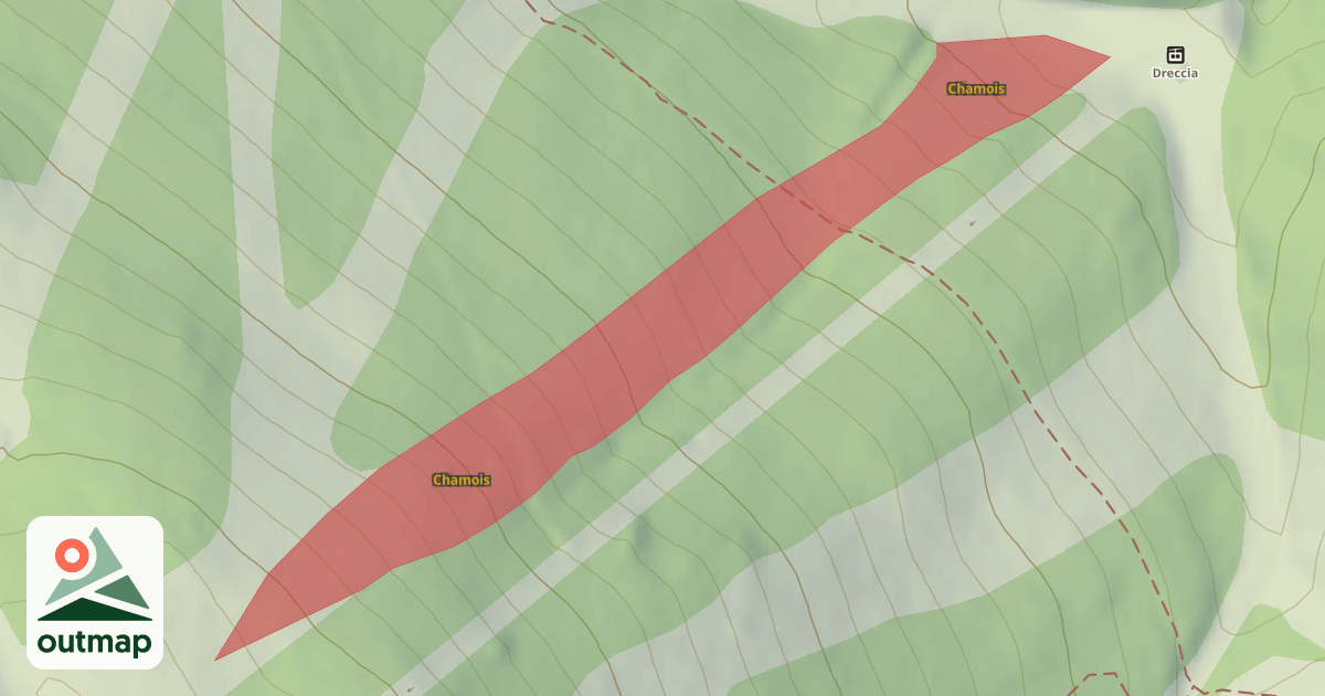 Map of Chamois