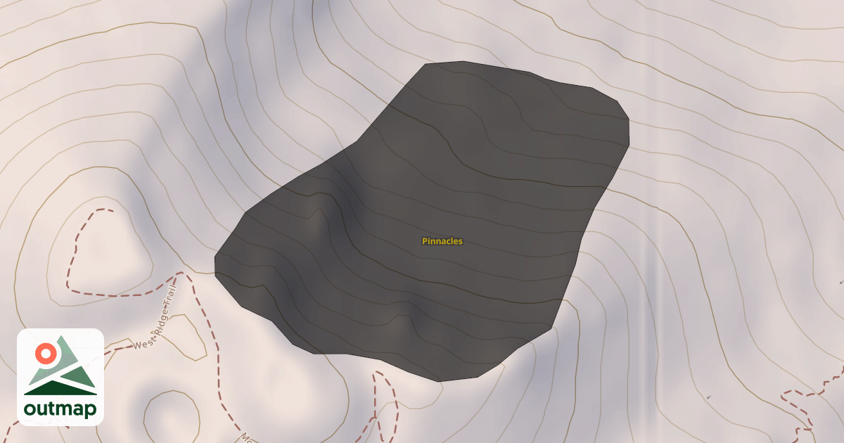 Map of Pinnacles