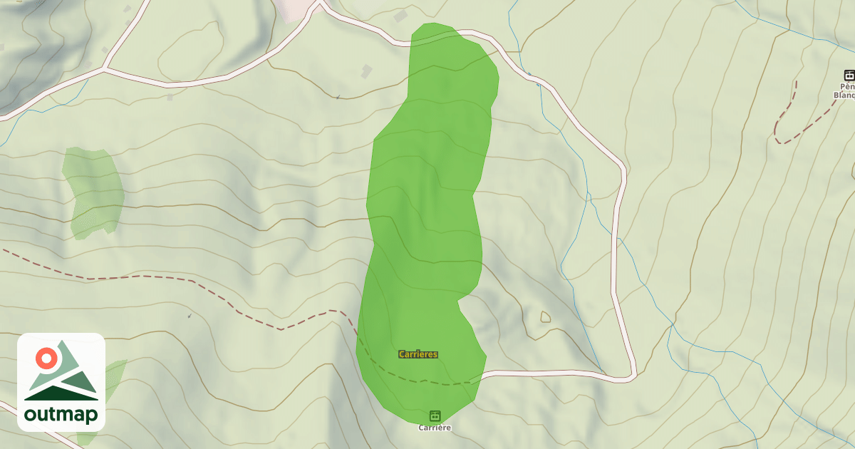 Map of Carrieres