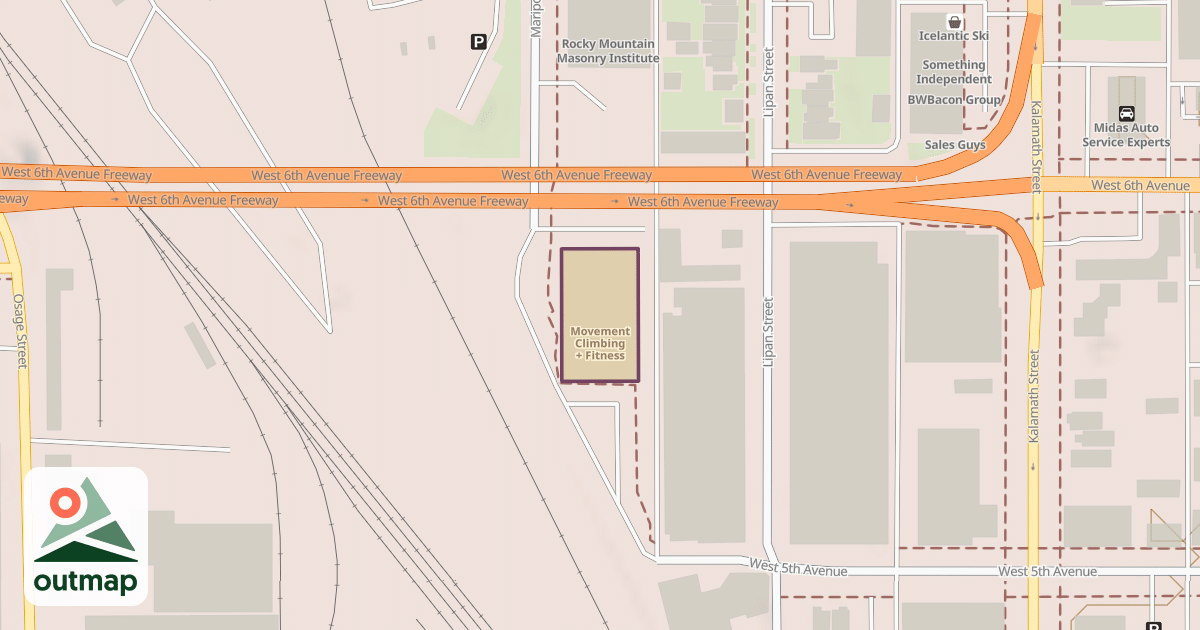 Map of Movement Baker