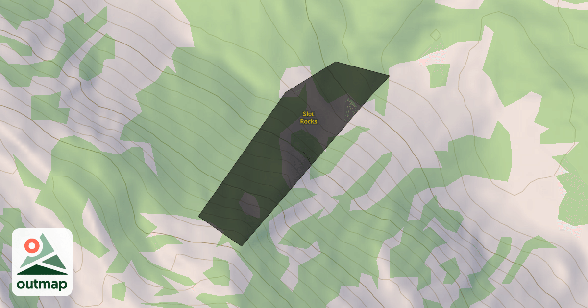 Map of Slot Rocks