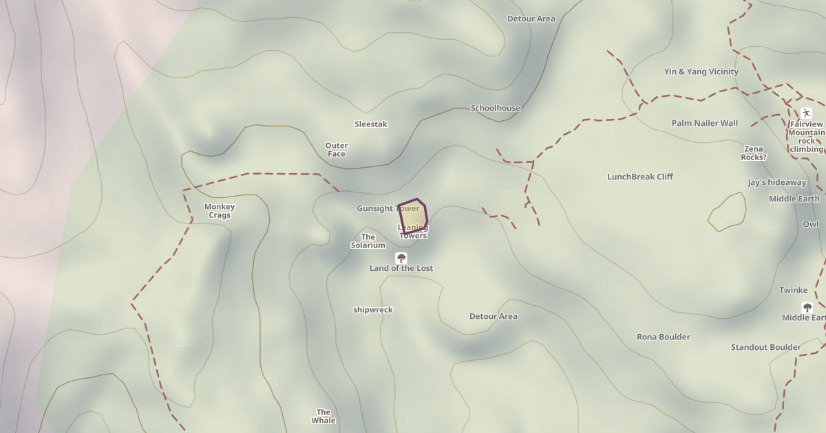 Map preview of Leaning Towers