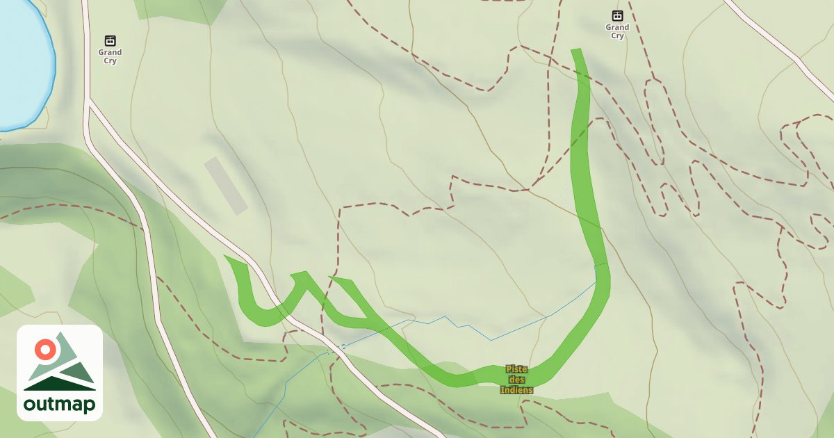 Map of Piste des Indiens