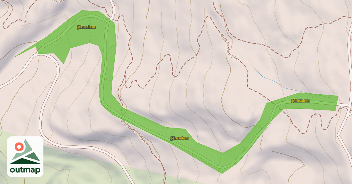 Map of Jérusalem
