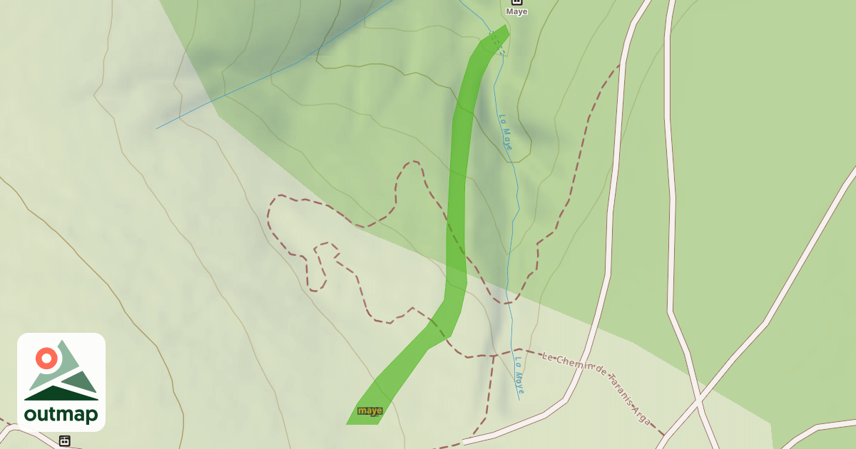 Map of maye