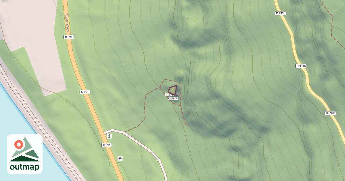 Map of Pierre du Quart