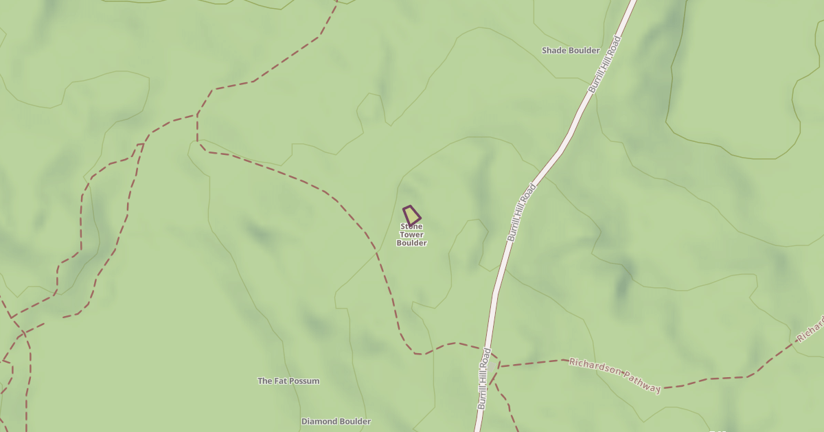 Map preview of Stone Tower Boulder