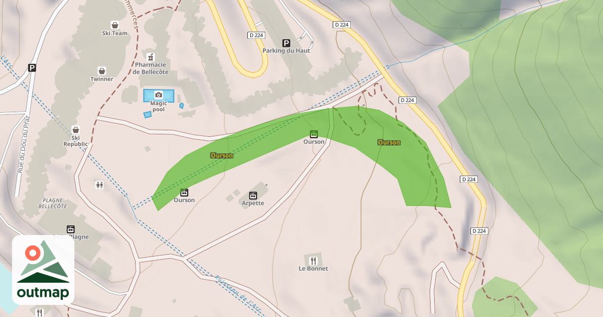 Map of Ourson