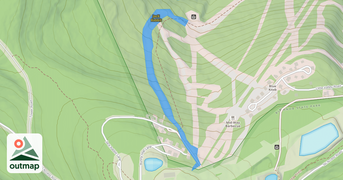 Map of Jack Rabbit