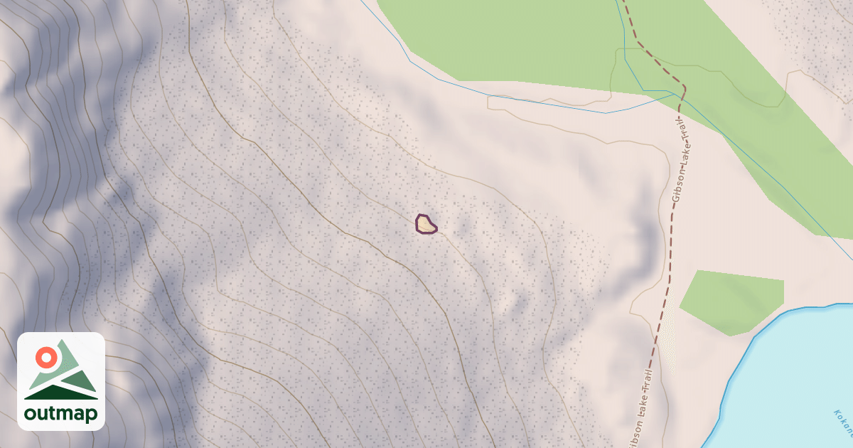 Map of Glacier Boulder