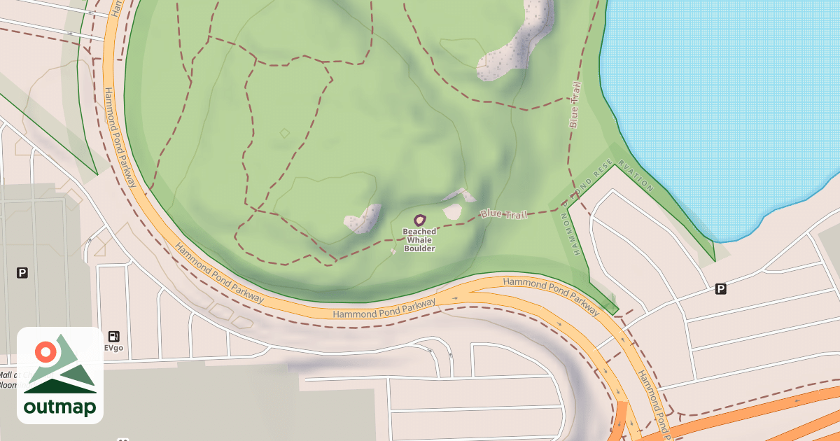 Map of Beached Whale Boulder