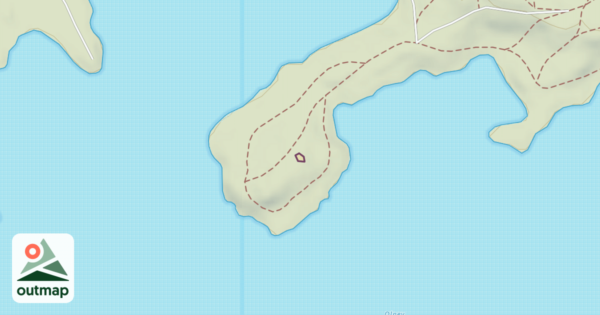 Map of Climbing Boulder