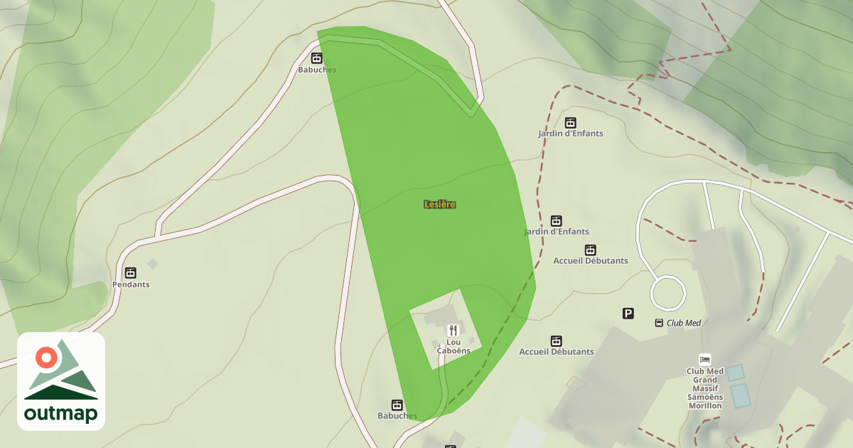 Map of Lesière