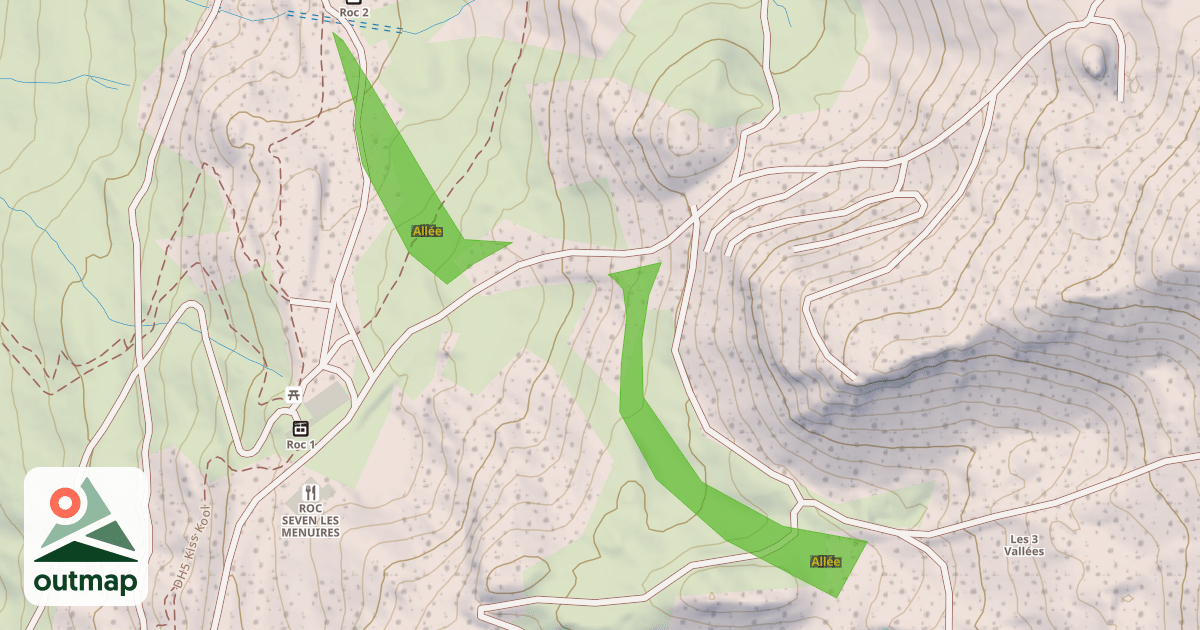 Map of Allée
