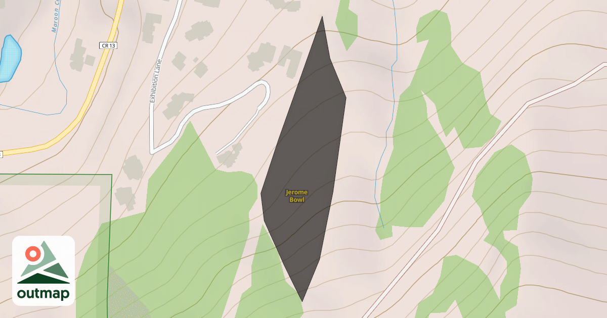 Map of Jerome Bowl