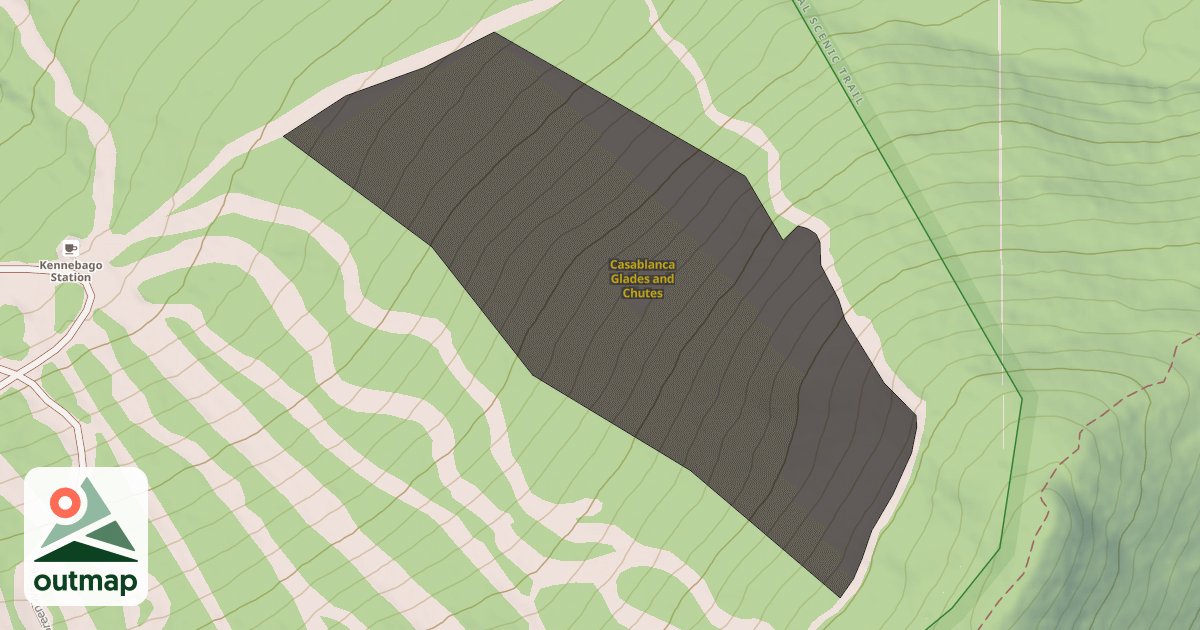 Map of Casablanca Glades and Chutes