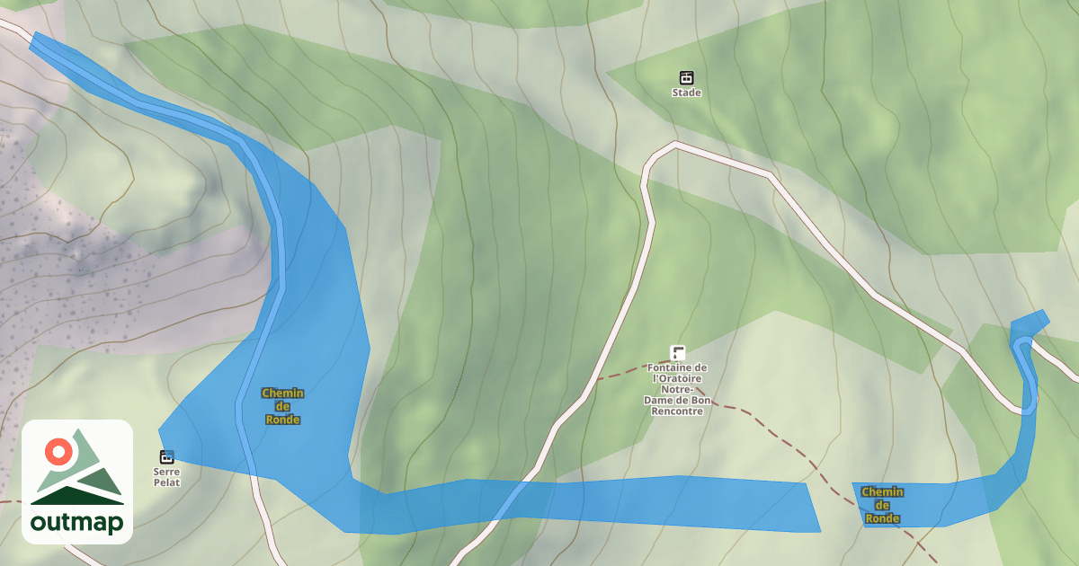 Map of Chemin de Ronde