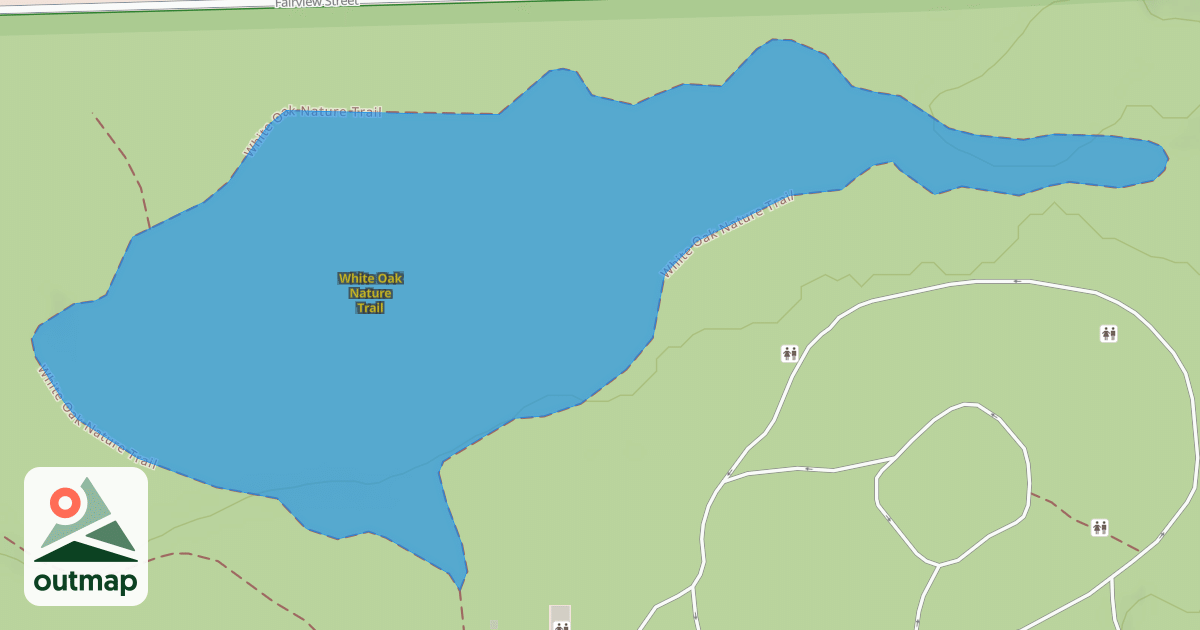 Map of White Oak Nature Trail